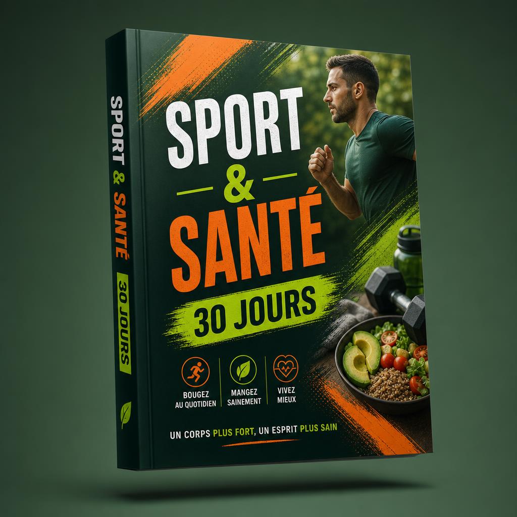 Mockup de l'ebook Sport & Santé